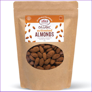 2die4 Activated Organic Almonds 300gm