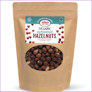 2die4 Activated Organic Hazelnuts 300gm