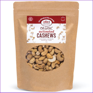 2die4 Activated Organic Cashews 300g