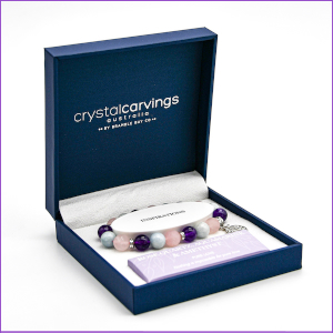 Bracelet Tree Of Life Aqua Marine,rose Q
