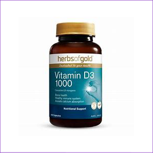 Herbs Of Gold Vitamin D3 1000 Vegan 240c