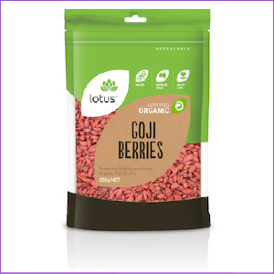 Lotus Organic Goji Berries 250gm