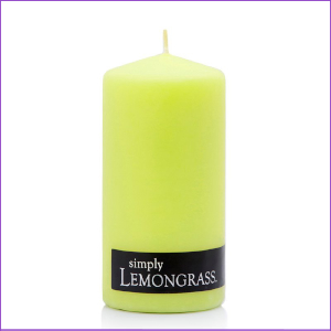 Simply Pillar Candle Small Lemongrass