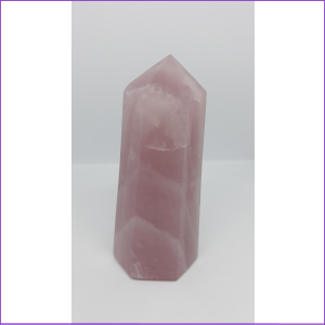 Crystal Rose Quartz Point Large