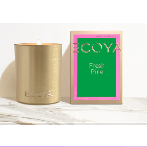 Ecoya Fresh Pine Goldie Candle Large