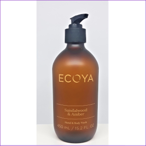 Ecoya Sandalwood & Amber H & B Wash 450m