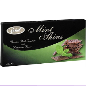Eskal Mint Thins Dark Choc 150g