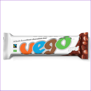 Vego Whole Hazelnut Choc Bar 150g